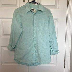 Urban pipeline light blue button down